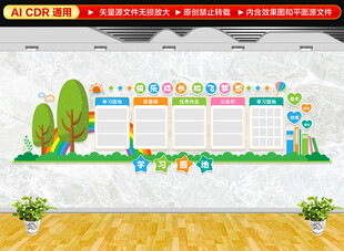 班级学习园地文化墙