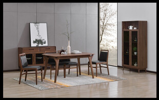 现代简约风格实木餐厅家具