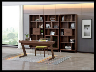 现代简约风格书房一角