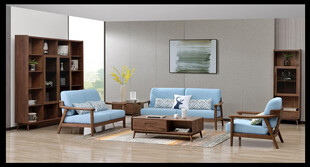 现代简约风格客厅家具展示