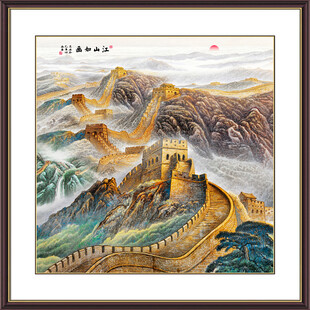 万里长城玄关画