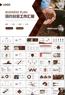 咖啡厅美食餐甜点咖啡文化PPT