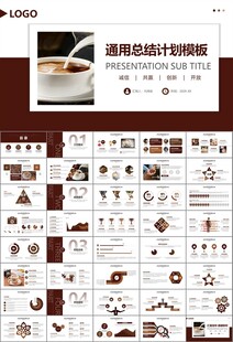 咖啡厅美食餐甜点咖啡文化PPT