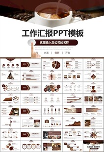 咖啡厅美食餐甜点咖啡文化PPT