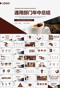 咖啡厅美食餐甜点咖啡文化PPT