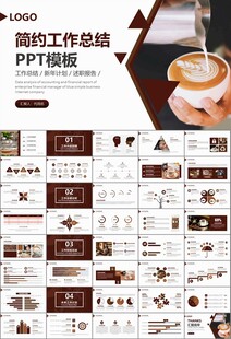 咖啡厅美食餐甜点咖啡文化PPT