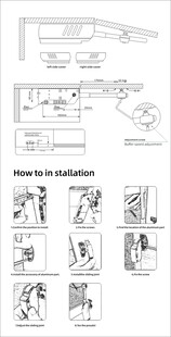 柜体门板支撑说明书线条图
