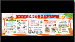 幼儿园安全教育宣传栏   