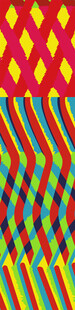 多彩条纹几何图案背景