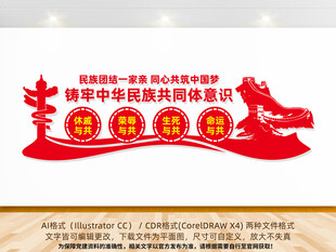 民族团结一家亲标语文化墙