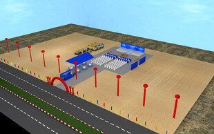 开工仪式3D效果图