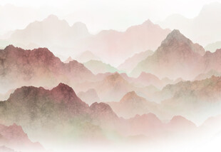 水墨风格山峦美景