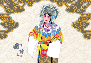 京剧扮相戏曲人物