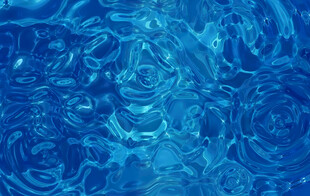 蓝色水波纹理背景图