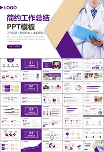 紫色大气医美整形发布会PPT