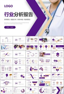 紫色大气医美整形发布会PPT