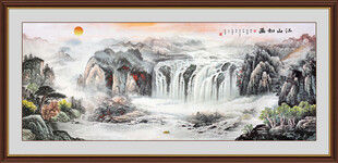 大厅山水画