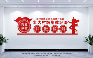 壮大村级集体经济文化墙
