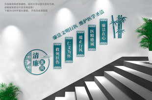医院楼梯文化墙