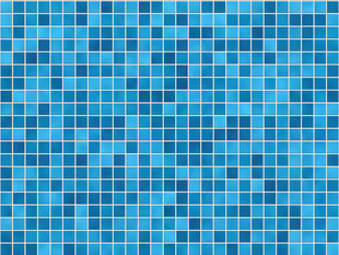 蓝色马赛克瓷砖背景