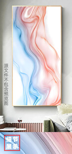 现代轻奢晶瓷抽象烁金客厅装饰画