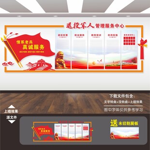 退伍军人文化墙