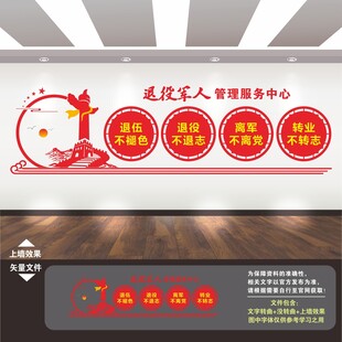 退役退伍军人文化墙
