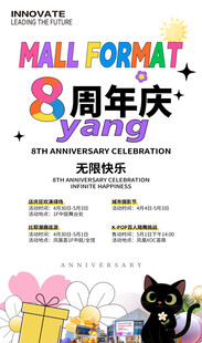 8周年庆海报