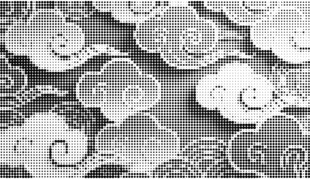 祥云圆点激光镂空铝板冲孔