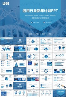 生物医疗科技DNA模板PPT