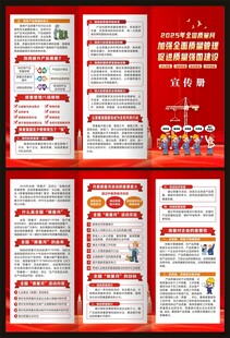 2025年全国质量月三折页