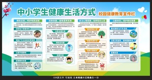 学校健康教育宣传栏