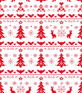 圣诞主题红白图案背景