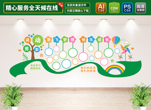 校园活动剪影文化墙