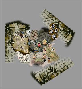 书法教室布置装饰氛围作品展示班