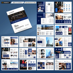 律师事务所画册版式设计