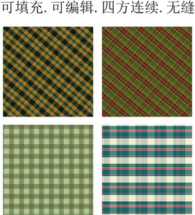 格子面料   格子图案 