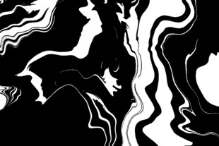 黑白抽象流体艺术图案