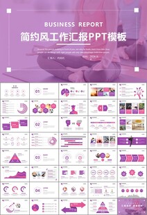 紫色时尚瑜伽馆瑜伽培训PPT