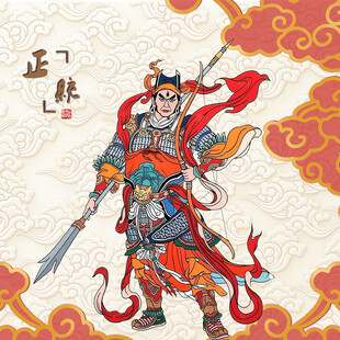 传统神话人物二郎神杨戬