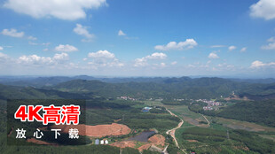 4K高清俯瞰美丽山川景色