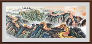 万里长城国画