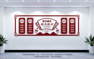 三风一训文化墙