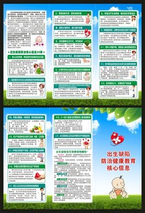 预防出生缺陷三折页
