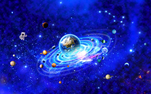 梦幻宇宙中的行星景象