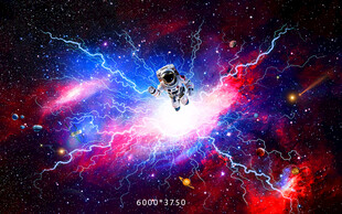 梦幻宇宙星空闪电