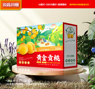 黄桃包装 桃子礼盒