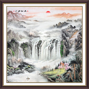 中堂山水画