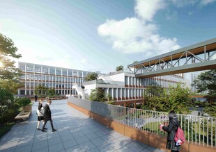 现代校园景观设计效果图