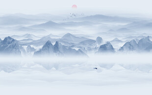 禅意水墨山水
